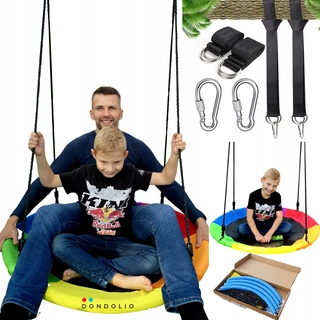 Záhradná hojdačka - ZÁHRADNÁ HÚDAČKA BOCIANIA HNIEZDO VEĽKÁ XXL 300KG